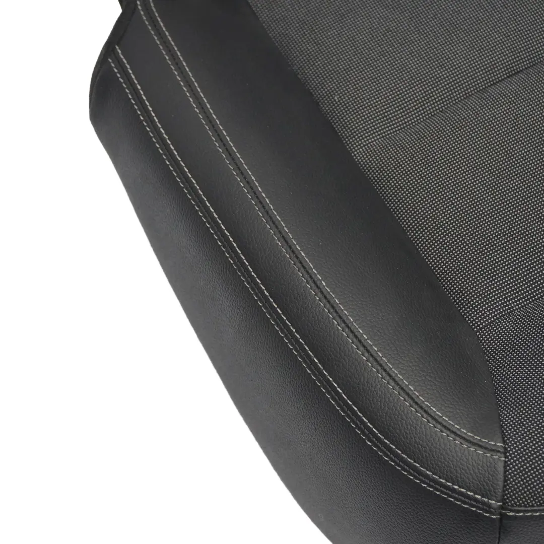 Mercedes W176 Siège arrière banquette revêtement tissu cuir noir - SKU A1769200461-3 - Numéro de pièce A1769200461