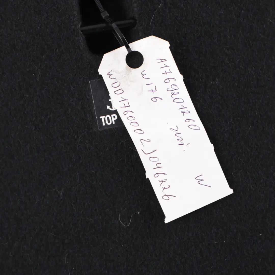 Seat Backrest Mercedes W176 Rear Right O/S Covering Half Leather Fabric White - SKU A1769201260 - Part number A1769201260
