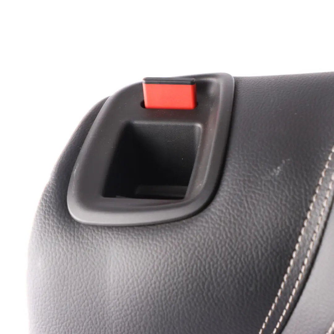 Backrest Mercedes W176 Rear Right O/S Covering Half Leather Fabric White to Seat with Part number A1769201260 Seat Backrest Mercedes W176 Rear Right O/S Covering Half Leather Fabric White - SKU A1769201260 - Part number A1769201260