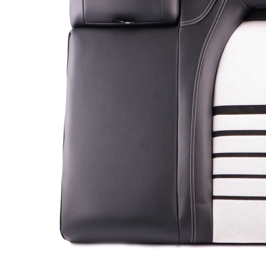 Backrest Mercedes W176 Rear Left N/S Covering Half Leather Fabric White to Seat with Part number A1769202960 Seat Backrest Mercedes W176 Rear Left N/S Covering Half Leather Fabric White - SKU A1769202960 - Part number A1769202960