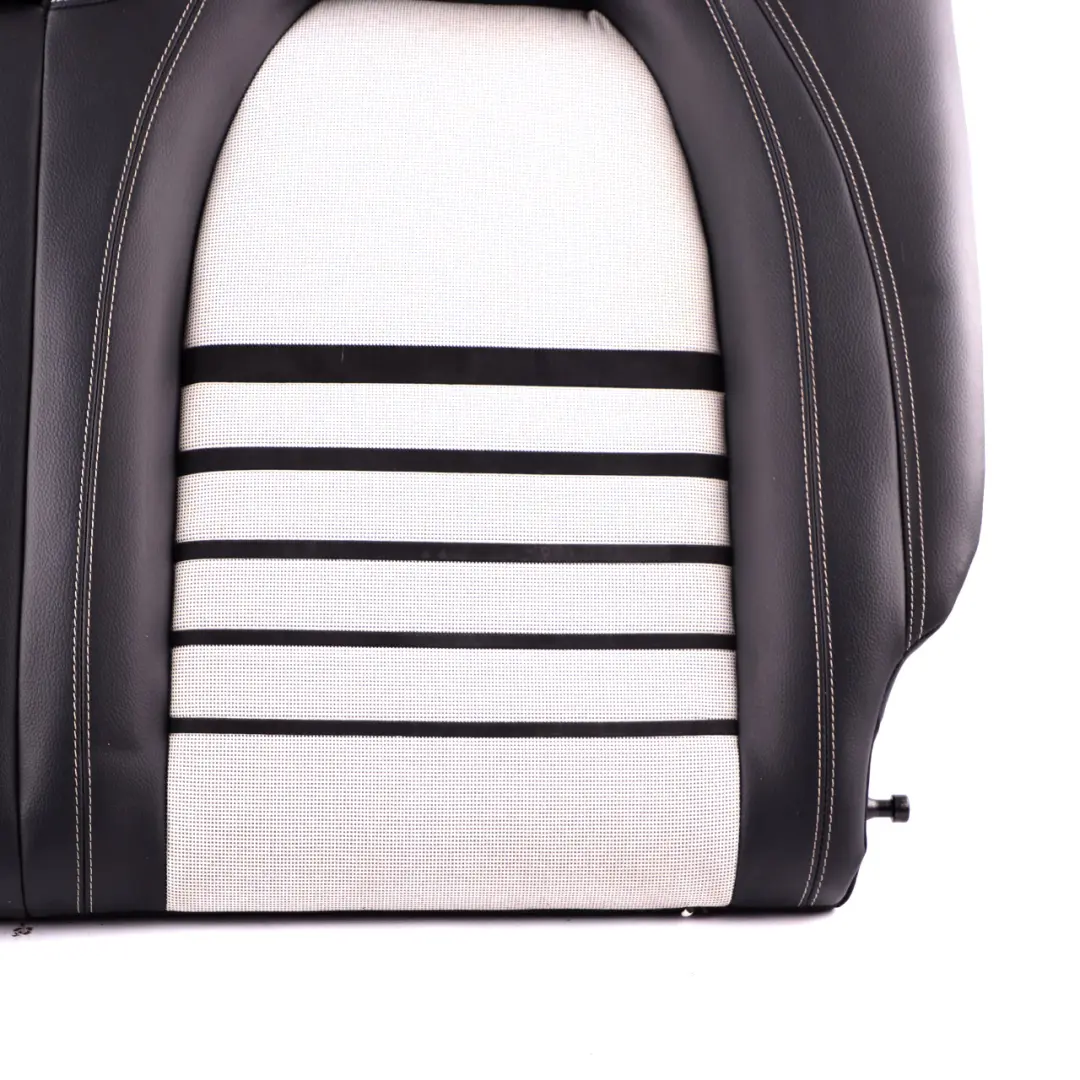 Backrest Mercedes W176 Rear Left N/S Covering Half Leather Fabric White to Seat with Part number A1769202960 Seat Backrest Mercedes W176 Rear Left N/S Covering Half Leather Fabric White - SKU A1769202960 - Part number A1769202960