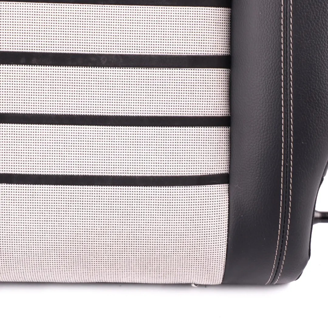 Backrest Mercedes W176 Rear Left N/S Covering Half Leather Fabric White to Seat with Part number A1769202960 Seat Backrest Mercedes W176 Rear Left N/S Covering Half Leather Fabric White - SKU A1769202960 - Part number A1769202960