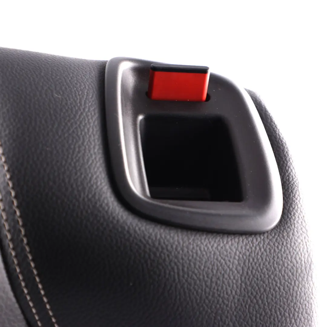 Backrest Mercedes W176 Rear Left N/S Covering Half Leather Fabric White to Seat with Part number A1769202960 Seat Backrest Mercedes W176 Rear Left N/S Covering Half Leather Fabric White - SKU A1769202960 - Part number A1769202960