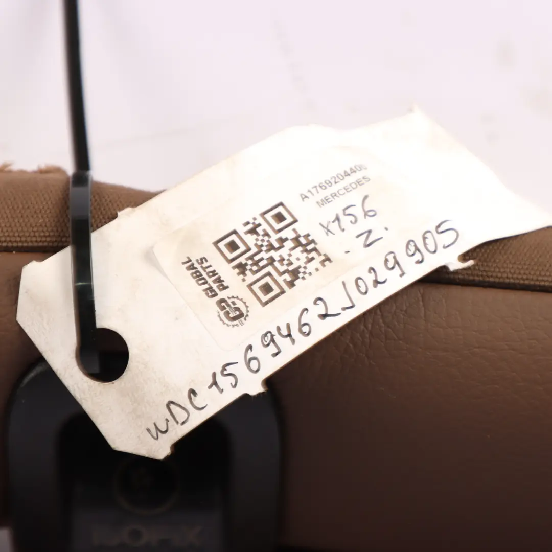 Rear Seat Bench Mercedes C117 X156 W176 Couch Covering Nut Brown - SKU A1769204400 - Part number A1769204400
