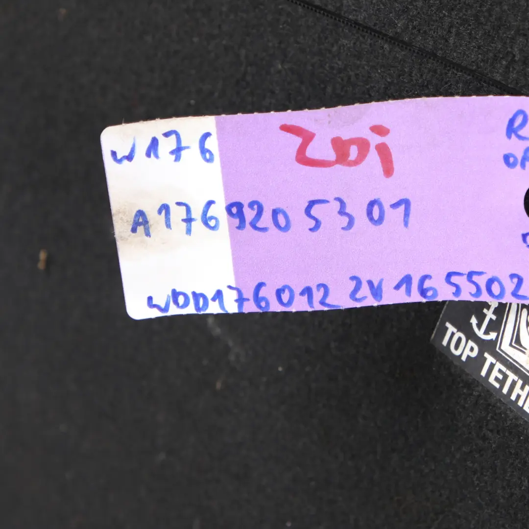 Seat Backrest Mercedes W117 W176 Rear Left N/S Covering Imitation Leather - SKU A1769205301 - Part number A1769205301