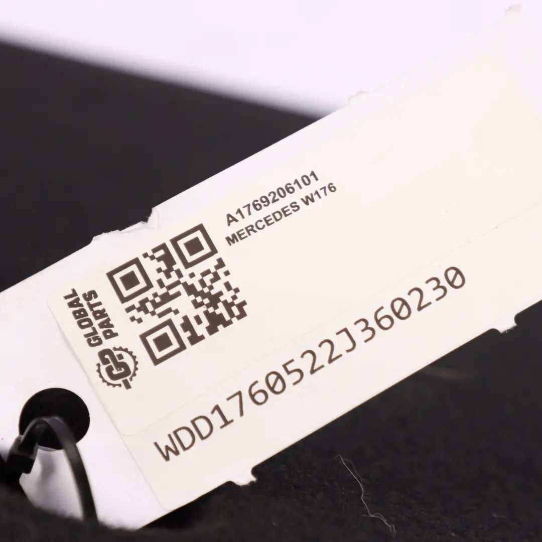 Backrest Mercedes W117 W176 AMG Rear Left N/S Covering Leather Black to Seat with Part number A1769206101 Seat Backrest Mercedes W117 W176 AMG Rear Left N/S Covering Leather Black - SKU A1769206101 - Part number A1769206101