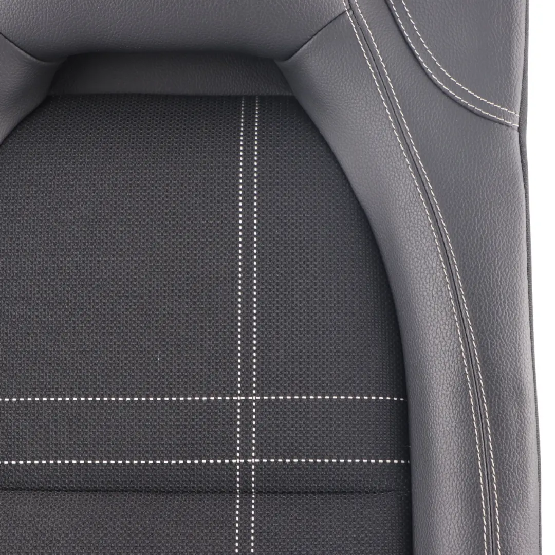 Backrest Mercedes C117 W176 Rear Right O/S Covering Cloth Fabric Anthracite to Seat with Part number A1769208600 Seat Backrest Mercedes C117 W176 Rear Right O/S Covering Cloth Fabric Anthracite - SKU A1769208600 - Part number A1769208600