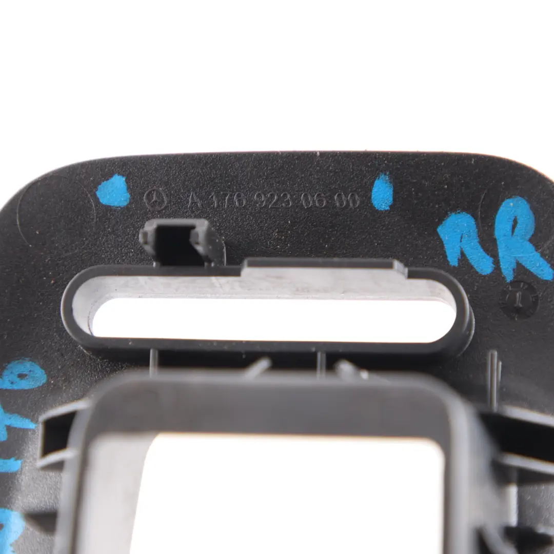 Isofix Cover Mercedes W156 W176 Rear Seat Bench Trim Right O/S Black to with Part number A1769230600 Isofix Cover Mercedes W156 W176 Rear Seat Bench Trim Right O/S Black - SKU A1769230600 - Part number A1769230600