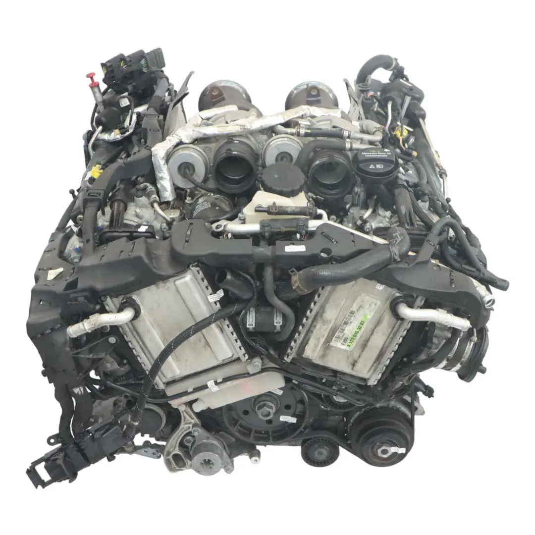 Mercedes W205 C63 AMG Complete Engine 177980 177.980 476HP 69k miles, WARRANTY - SKU A1770103201-1 - Part number A1770103201