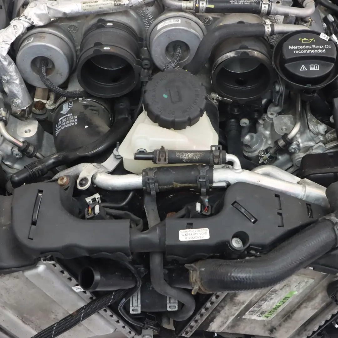 Mercedes W205 C63 W213 E63 C167 63 AMG Bare Engine 177980 177.980 69k, WARRANTY - SKU A1770103201 - Part number A1770103201