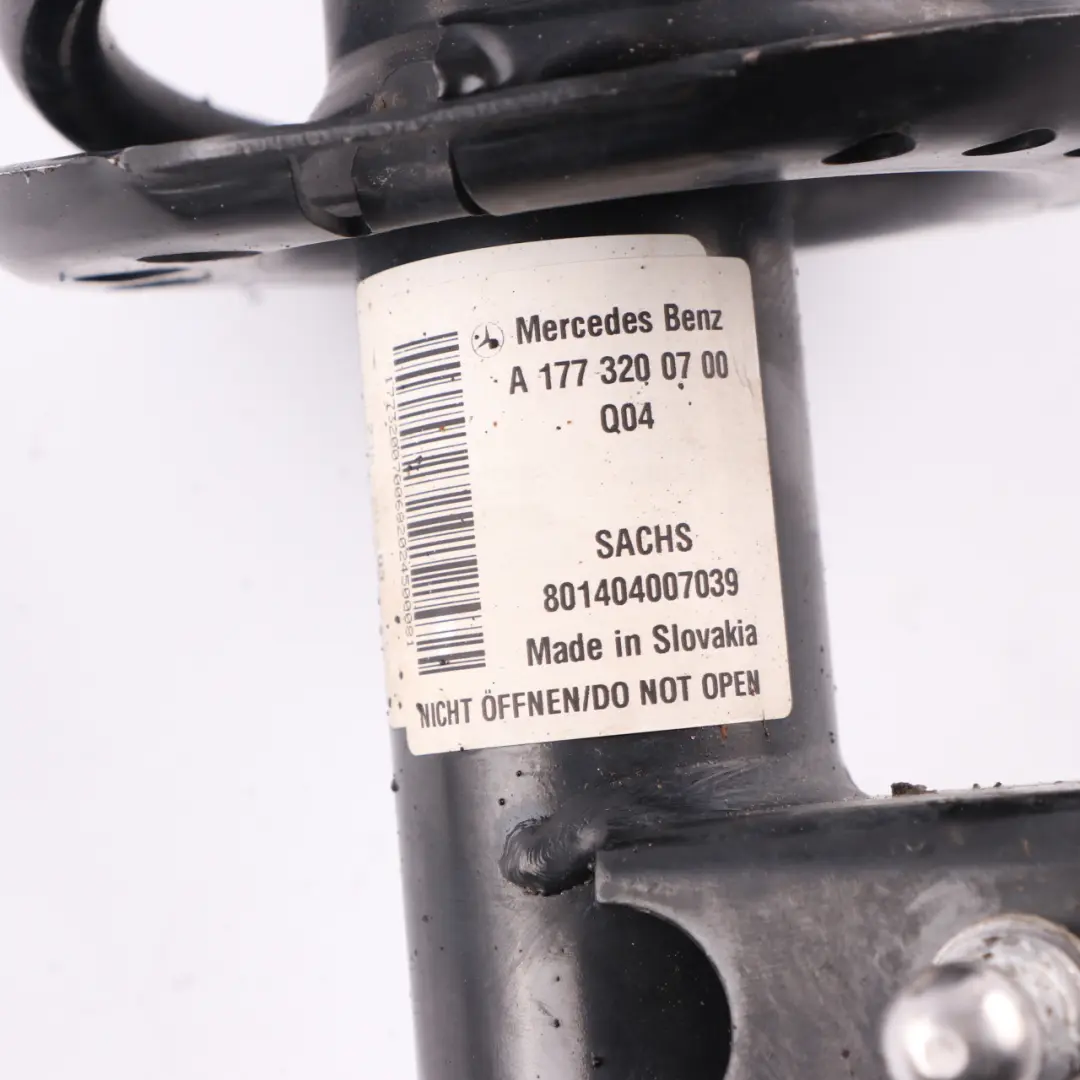 Strut AMG A35 Front Left N/S Shock Absorber to Mercedes W177 Spring with Part number A1773200700 Mercedes W177 Spring Strut AMG A35 Front Left N/S Shock Absorber - SKU A1773200700 - Part number A1773200700