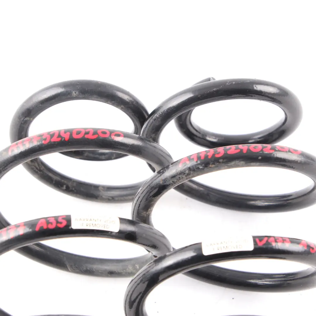 Coil Spring Rear Suspension Set Left Right to Mercedes W177 AMG with Part number A1773240200 Mercedes W177 AMG Coil Spring Rear Suspension Set Left Right - SKU A1773240200 - Part number A1773240200