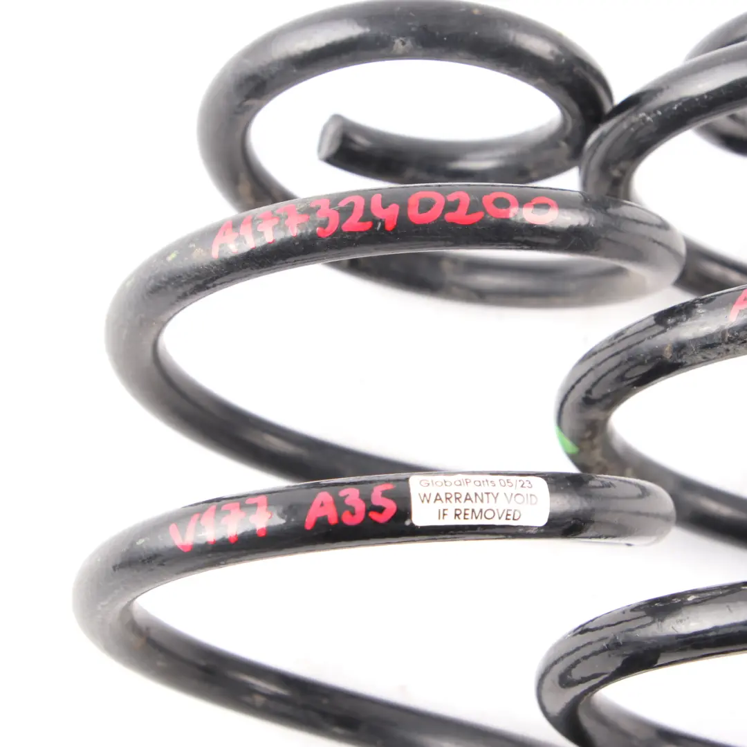 Suspension arrière à ressorts hélicoïdaux gauche droite pour Mercedes W177 AMG à propos du numéro de pièce A1773240200 Mercedes W177 AMG Suspension arrière à ressorts hélicoïdaux gauche droite - SKU A1773240200 - Numéro de pièce A1773240200