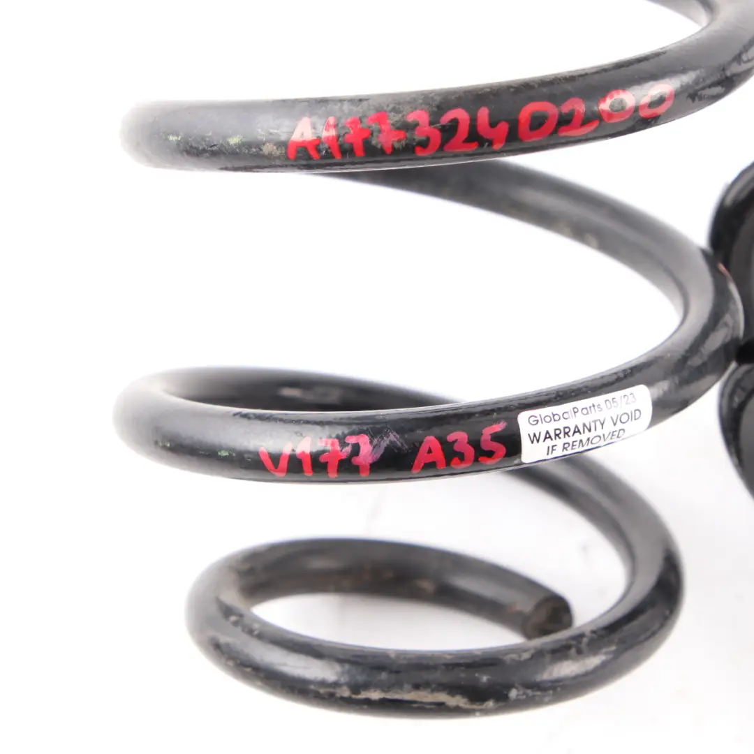 Coil Spring Rear Suspension Set Left Right to Mercedes W177 AMG with Part number A1773240200 Mercedes W177 AMG Coil Spring Rear Suspension Set Left Right - SKU A1773240200 - Part number A1773240200