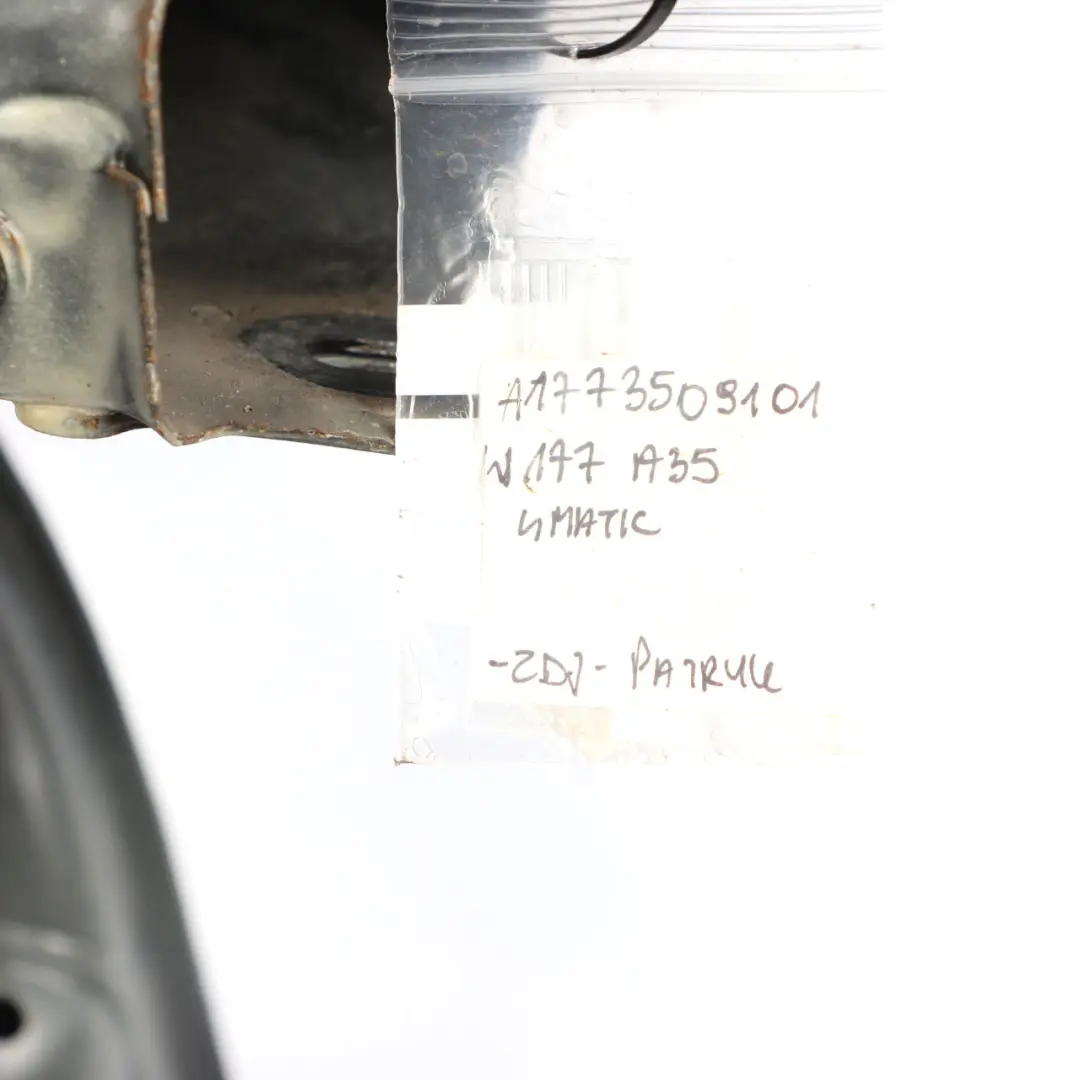 4Matic Rear Axle Cradle Subframe Carrier to Mercedes W177 A35 AMG with Part number A1773509101 Mercedes W177 A35 AMG 4Matic Rear Axle Cradle Subframe Carrier - SKU A1773509101 - Part number A1773509101