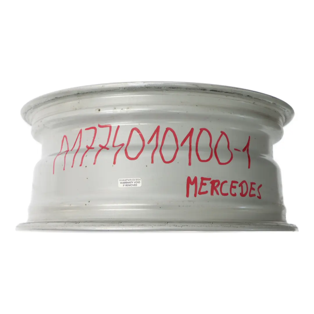 Cerchio in lega argento 16" ET:44 6,5J per Mercedes C118 W177 W247 con numero di parte A1774010100 Mercedes C118 W177 W247 Cerchio in lega argento 16" ET:44 6,5J - SKU A1774010100-1 - Numero di parte A1774010100