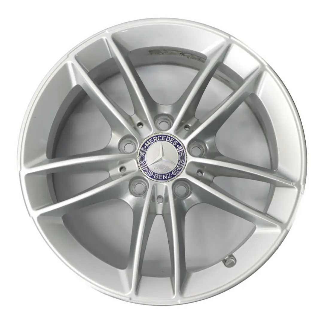 Jante alliage argentée 16" ET:44 6,5J pour Mercedes C118 W177 W247 à propos du numéro de pièce A1774010100 Mercedes C118 W177 W247 Jante alliage argentée 16" ET:44 6,5J - SKU A1774010100-1 - Numéro de pièce A1774010100