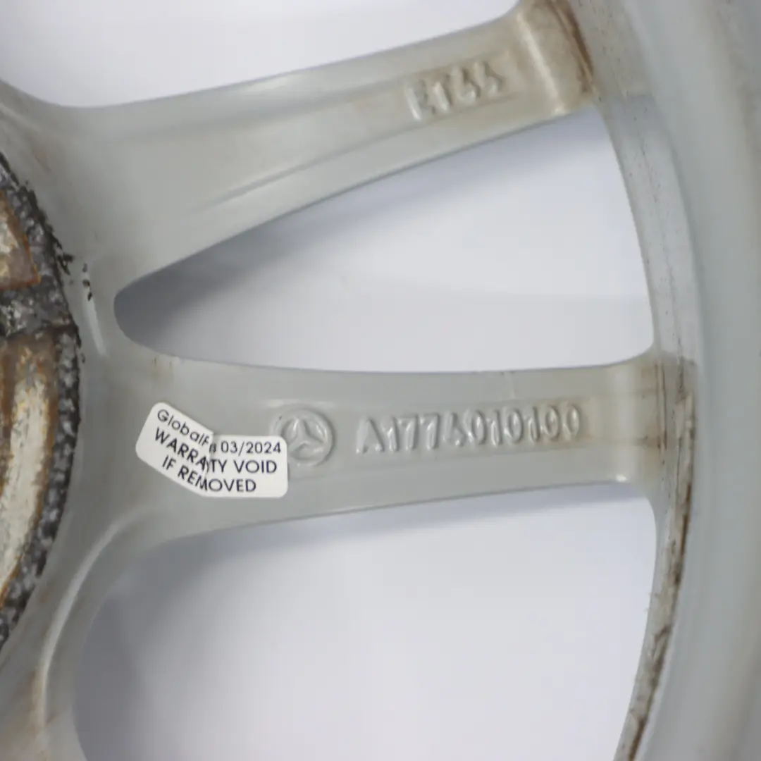 Cerchio in lega argento 16" ET:44 6,5J per Mercedes C118 W177 W247 con numero di parte A1774010100 Mercedes C118 W177 W247 Cerchio in lega argento 16" ET:44 6,5J - SKU A1774010100-1 - Numero di parte A1774010100