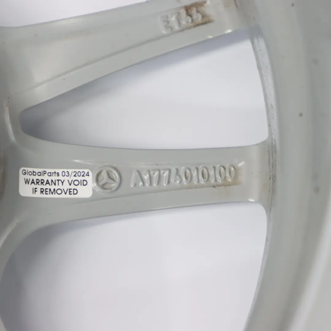 Mercedes C118 W177 W247 Silver Alloy Wheel Rim 16" ET:44 6,5J - SKU A1774010100-2 - Part number A1774010100