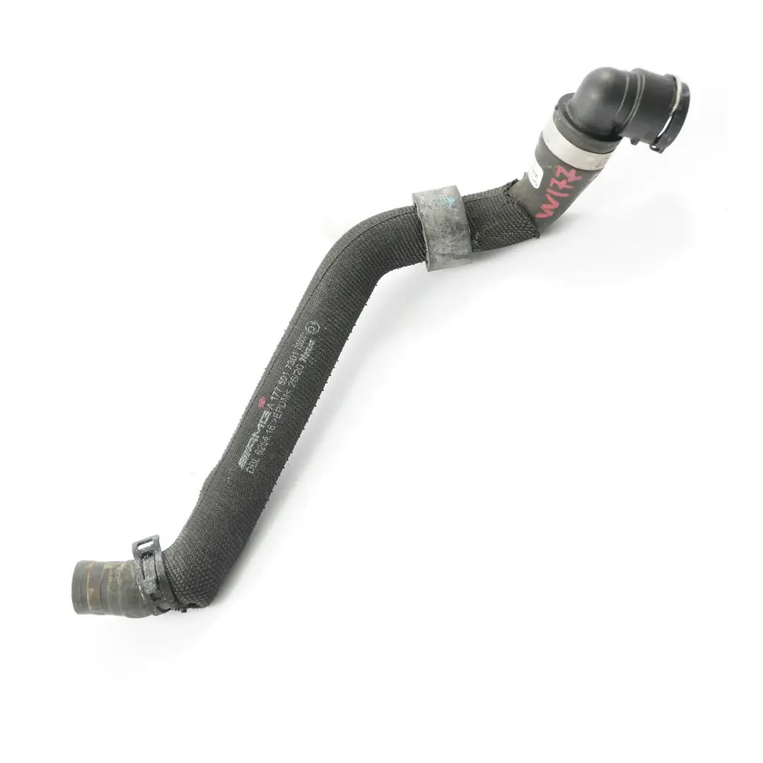 M260 Coolant Hose Radiator To Water Pump to Mercedes W177 A35 AMG with Part number A1775017301 Mercedes W177 A35 AMG M260 Coolant Hose Radiator To Water Pump - SKU A1775017301 - Part number A1775017301