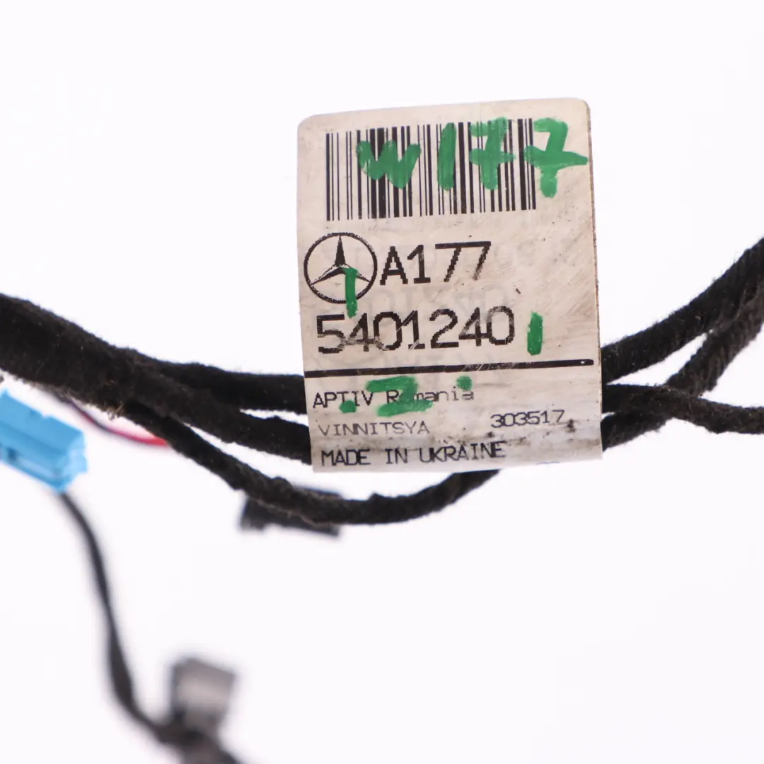 Door Cable Wiring Harness Loom Driver Door Cabling to Mercedes W177 with Part number A1775401240 Mercedes W177 Door Cable Wiring Harness Loom Driver Door Cabling - SKU A1775401240 - Part number A1775401240