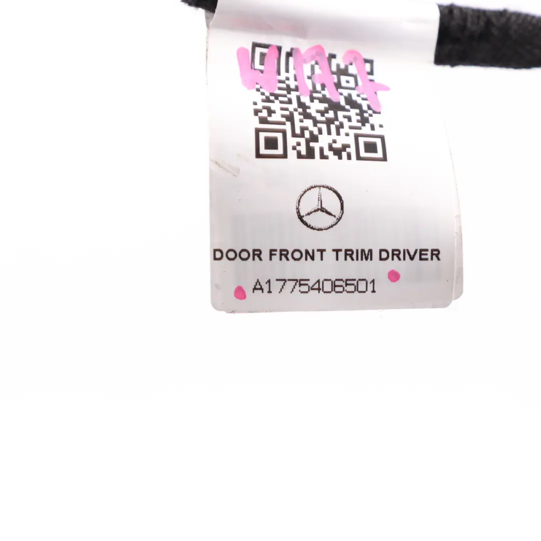 Door Wiring Mercedes W177 W247 Driver Side Cable Harness Loom to with Part number A1775406501 Door Wiring Mercedes W177 W247 Driver Side Cable Harness Loom - SKU A1775406501 - Part number A1775406501