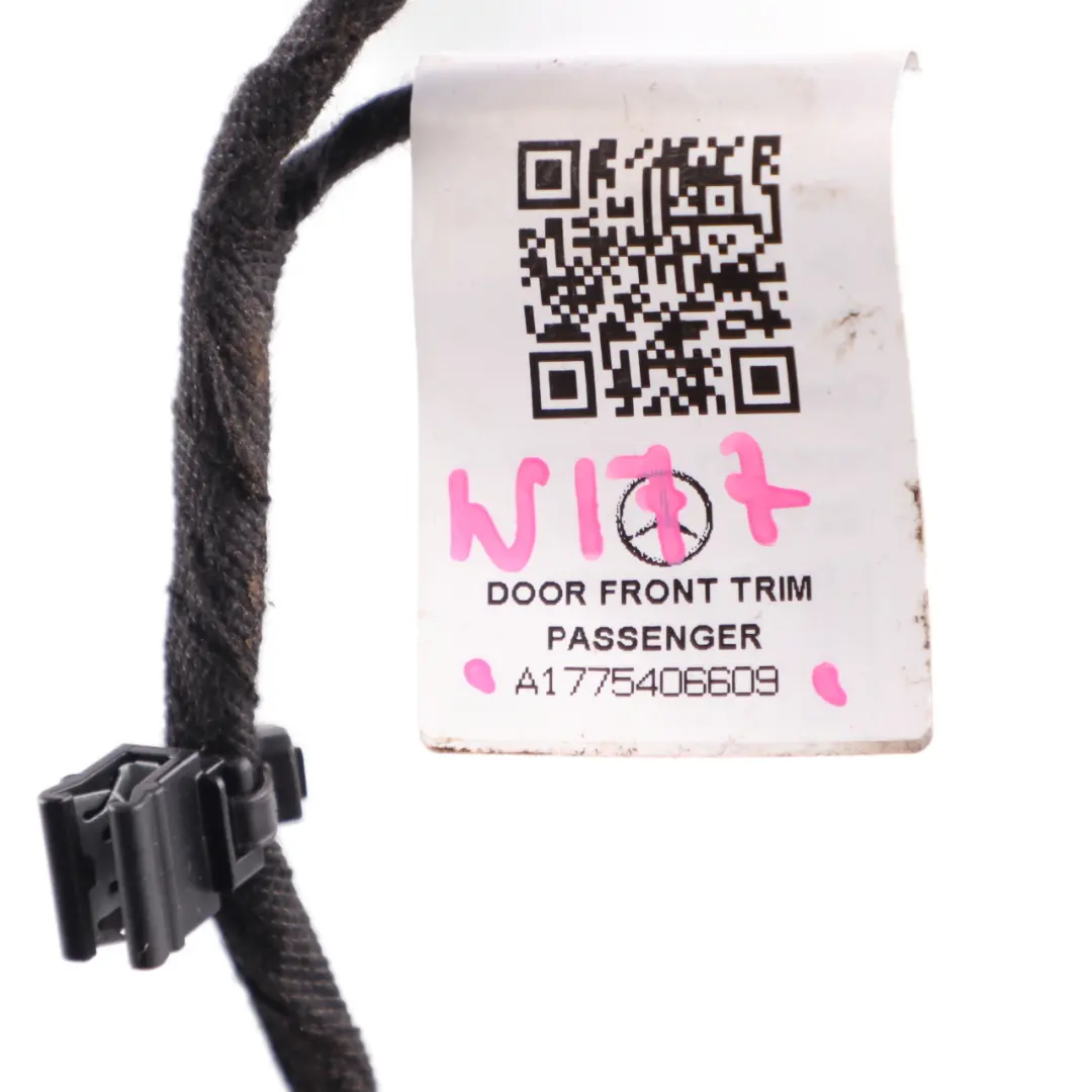 Door Wiring Mercedes W177 W247 Passenger Side Cable Harness Loom to with Part number A1775406609 Door Wiring Mercedes W177 W247 Passenger Side Cable Harness Loom - SKU RHD-A1775406609 - Part number A1775406609