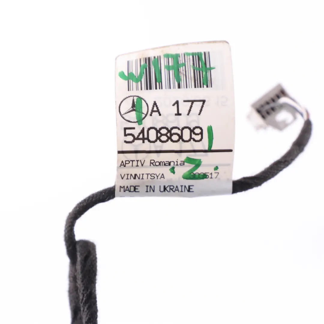Cablaggio porta Mercedes W177 W247 passeggero anteriore Cablaggio per con numero di parte A1775408609 Cablaggio porta Mercedes W177 W247 passeggero anteriore Cablaggio - SKU A1775408609 - Numero di parte A1775408609