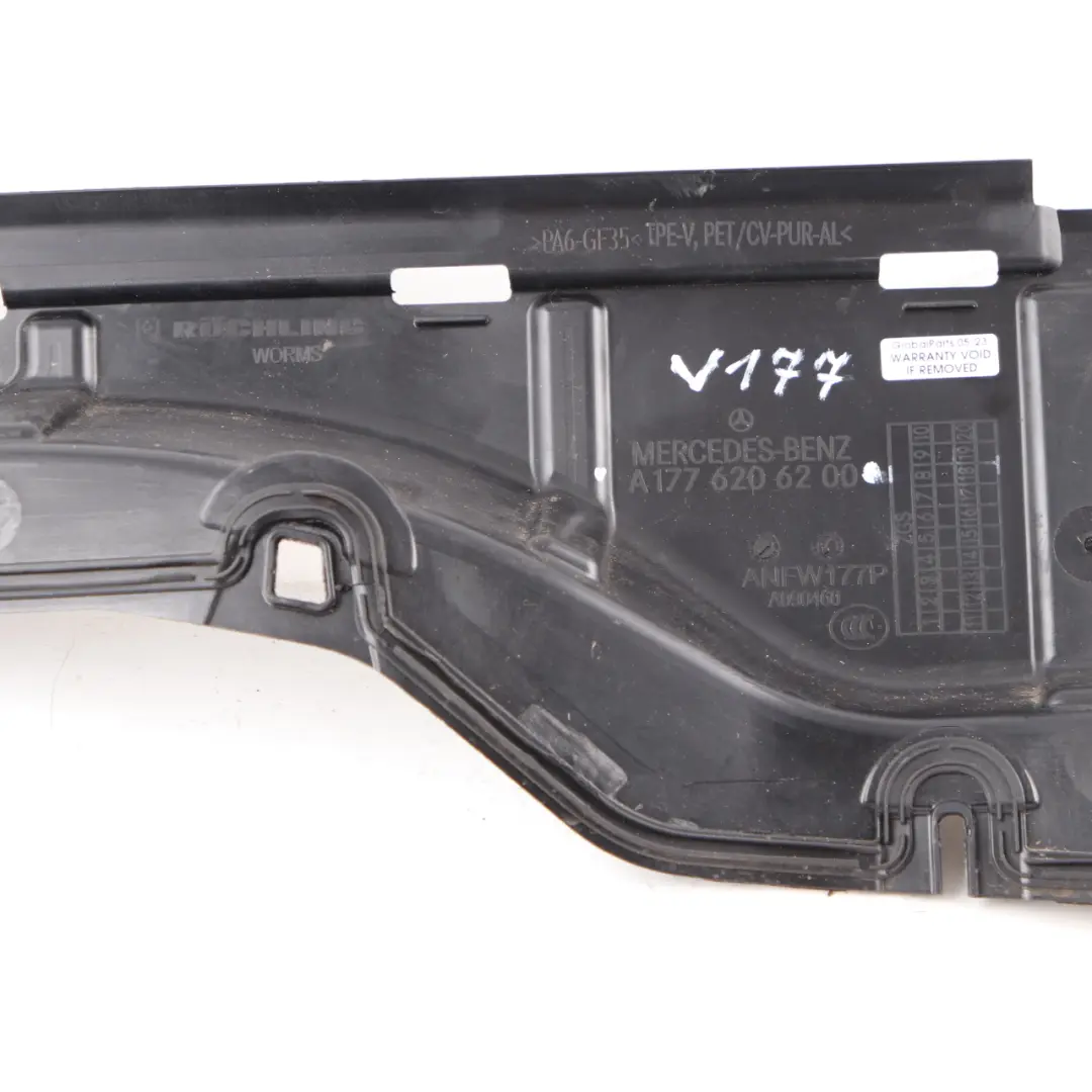 Bay Partition Heat Shield Cover Right O/S to Mercedes W177 W247 Engine with Part number A1776206200 Mercedes W177 W247 Engine Bay Partition Heat Shield Cover Right O/S - SKU A1776206200 - Part number A1776206200