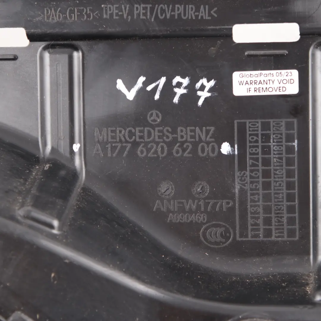Mercedes W177 W247 Wygłuszenie Osłona Ściany Grodziowej Prawa - SKU A1776206200 - Numer Części A1776206200