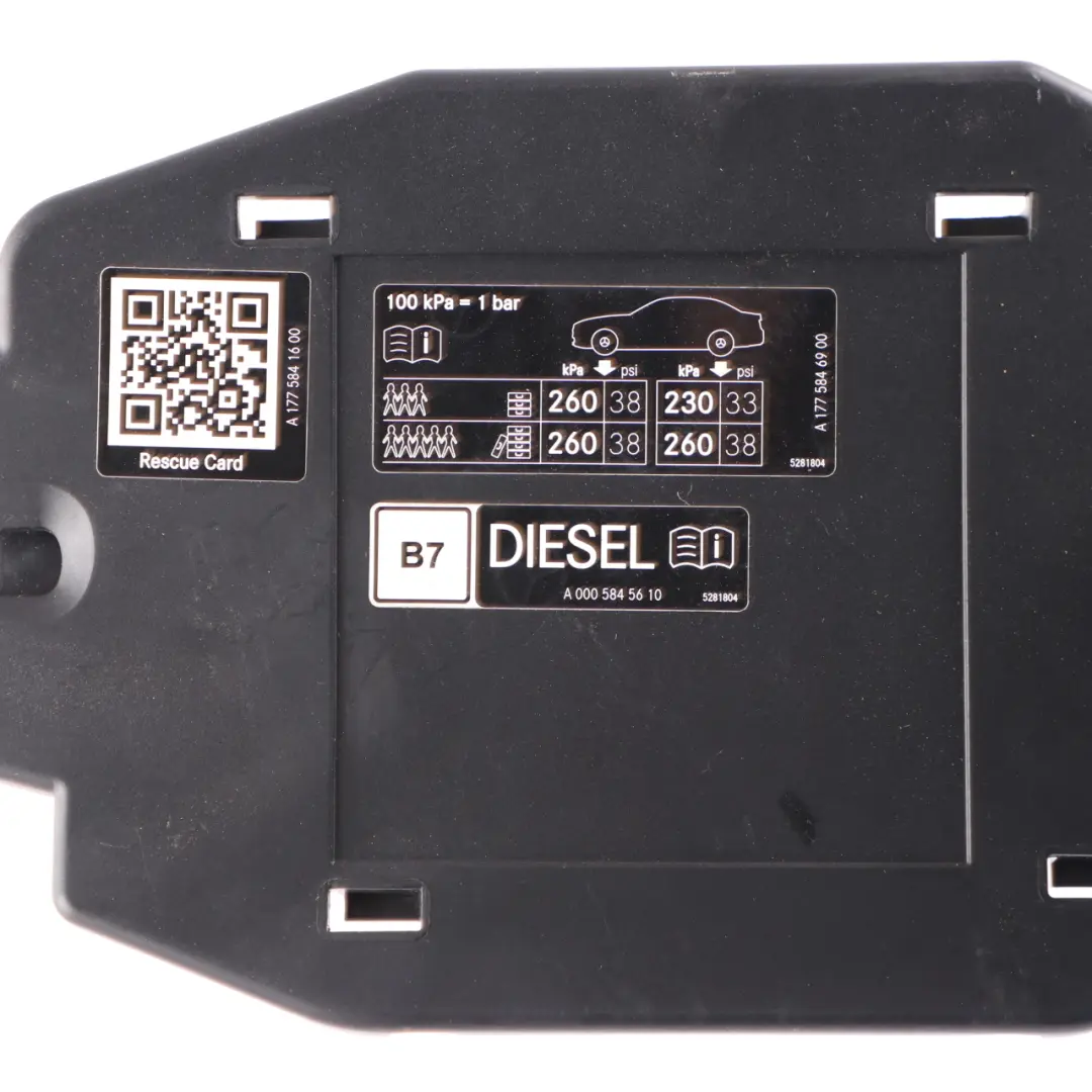 Filler Pot Carrier Cap Fill in Flap Recess to Mercedes W177 Cover Fuel with Part number A1776306701 Mercedes W177 Cover Fuel Filler Pot Carrier Cap Fill in Flap Recess - SKU A1776306701 - Part number A1776306701