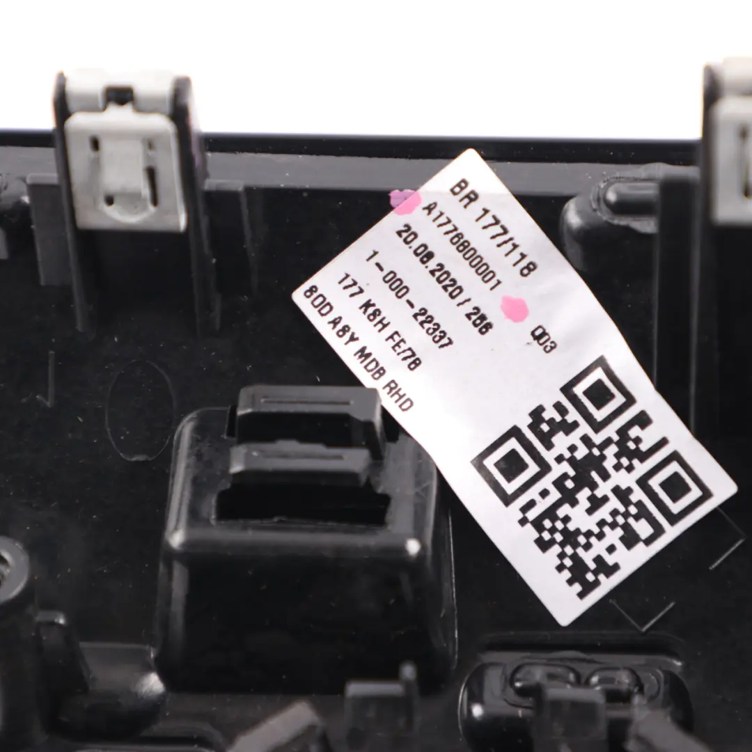 Dashboard Centre Dash Air Vents Trim Black to Mercedes W177 with Part number A1776800001 Mercedes W177 Dashboard Centre Dash Air Vents Trim Black - SKU rhd-A1776800001 - Part number A1776800001