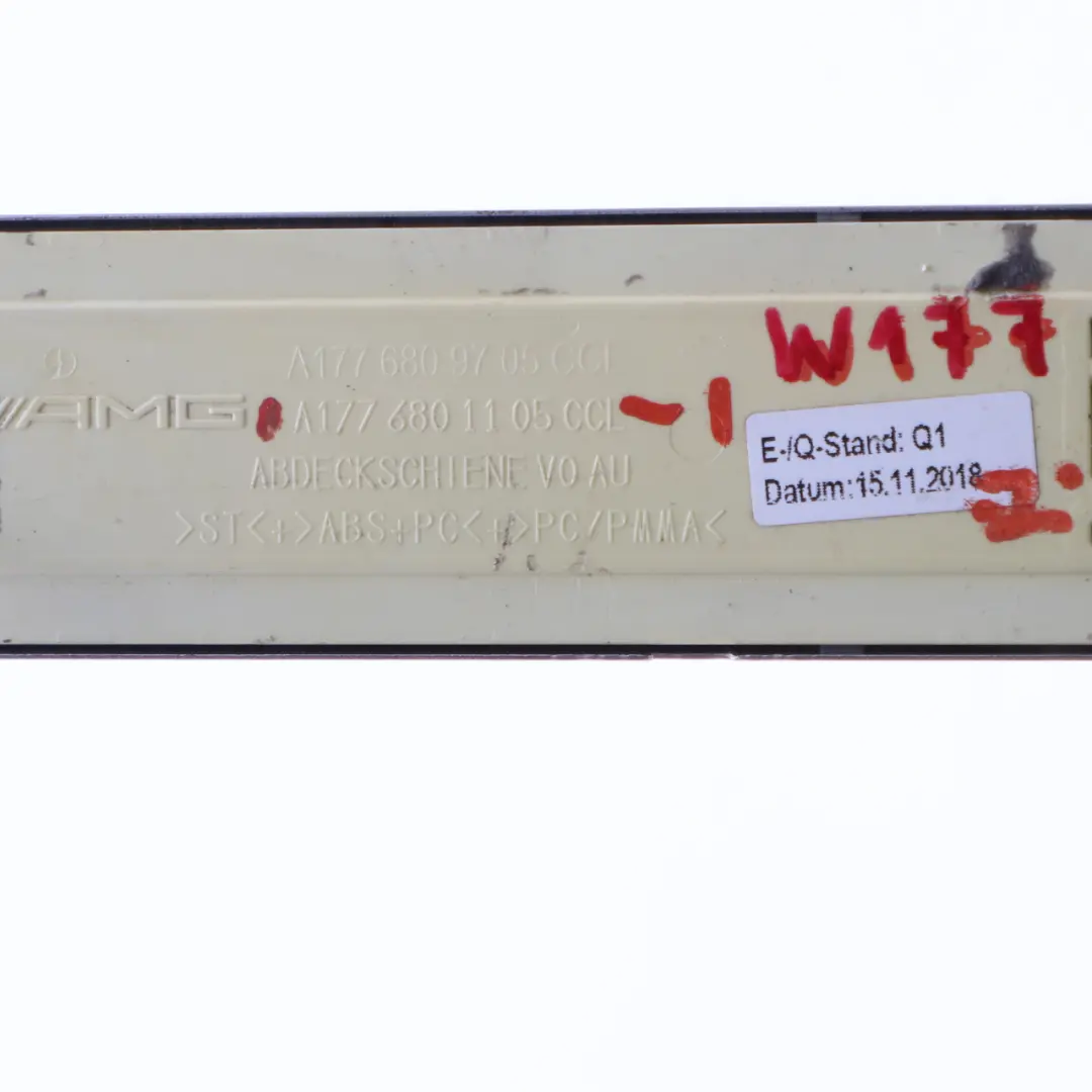 Mercedes W177 Front Strip Sill Step Plate Cover Left Right N/O/S - SKU A1776801105-1 - Part number A1776801105