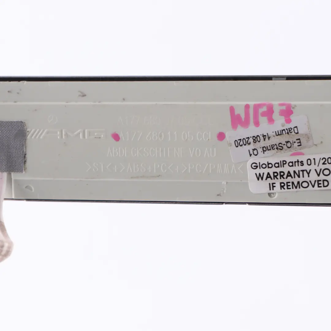 Front Strip Sill Step Plate Cover Left Right N/O/S to Mercedes W177 AMG with Part number A1776801105 Mercedes W177 AMG Front Strip Sill Step Plate Cover Left Right N/O/S - SKU A1776801105 - Part number A1776801105