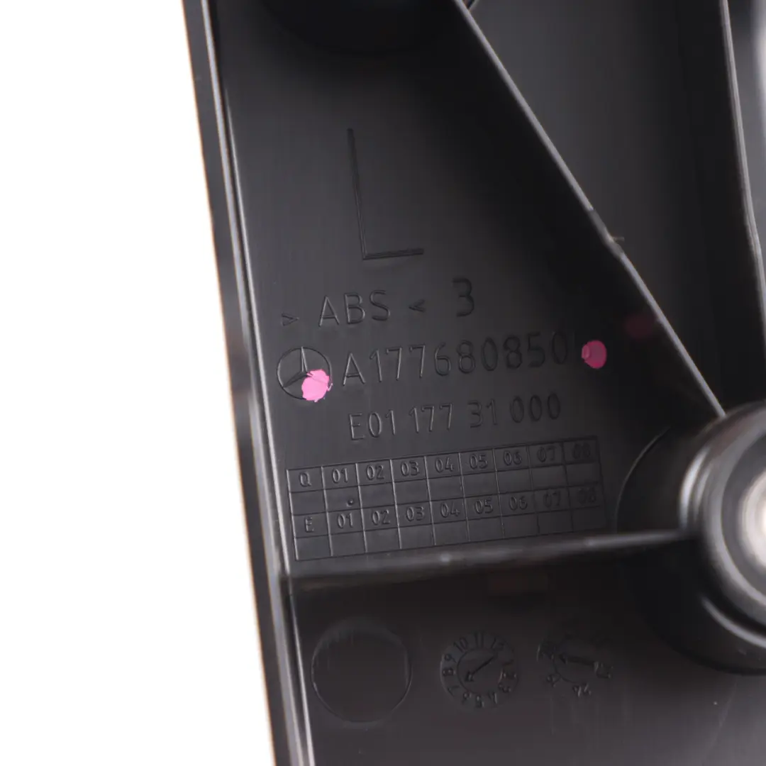 Maletero Piso Boot Compartimento Izquierdo Soporte para Mercedes W177 con número de pieza A1776808505 Mercedes W177 Maletero Piso Boot Compartimento Izquierdo Soporte - SKU A1776808505 - Número de pieza A1776808505