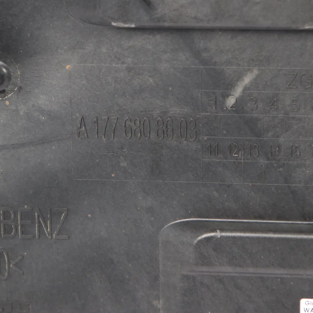 Underfloor Underbody Cover Right O/S Protection Panel to Mercedes W177 with Part number A1776808603 Mercedes W177 Underfloor Underbody Cover Right O/S Protection Panel - SKU A1776808603 - Part number A1776808603