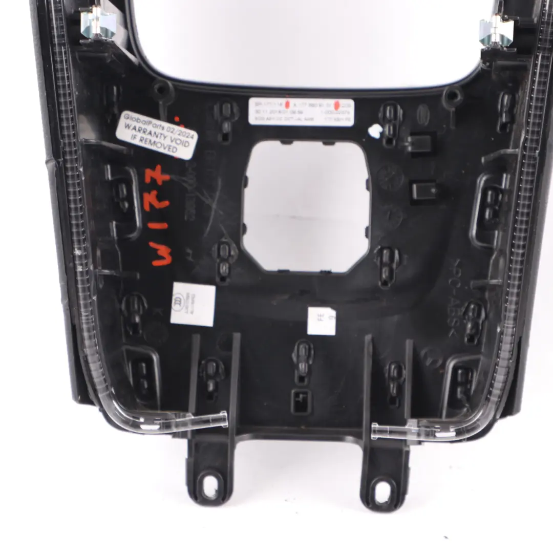 Mercedes W177 Centre Console Cover Trim Gear Lever Surround Frame - SKU A1776809101 - Part number A1776809101