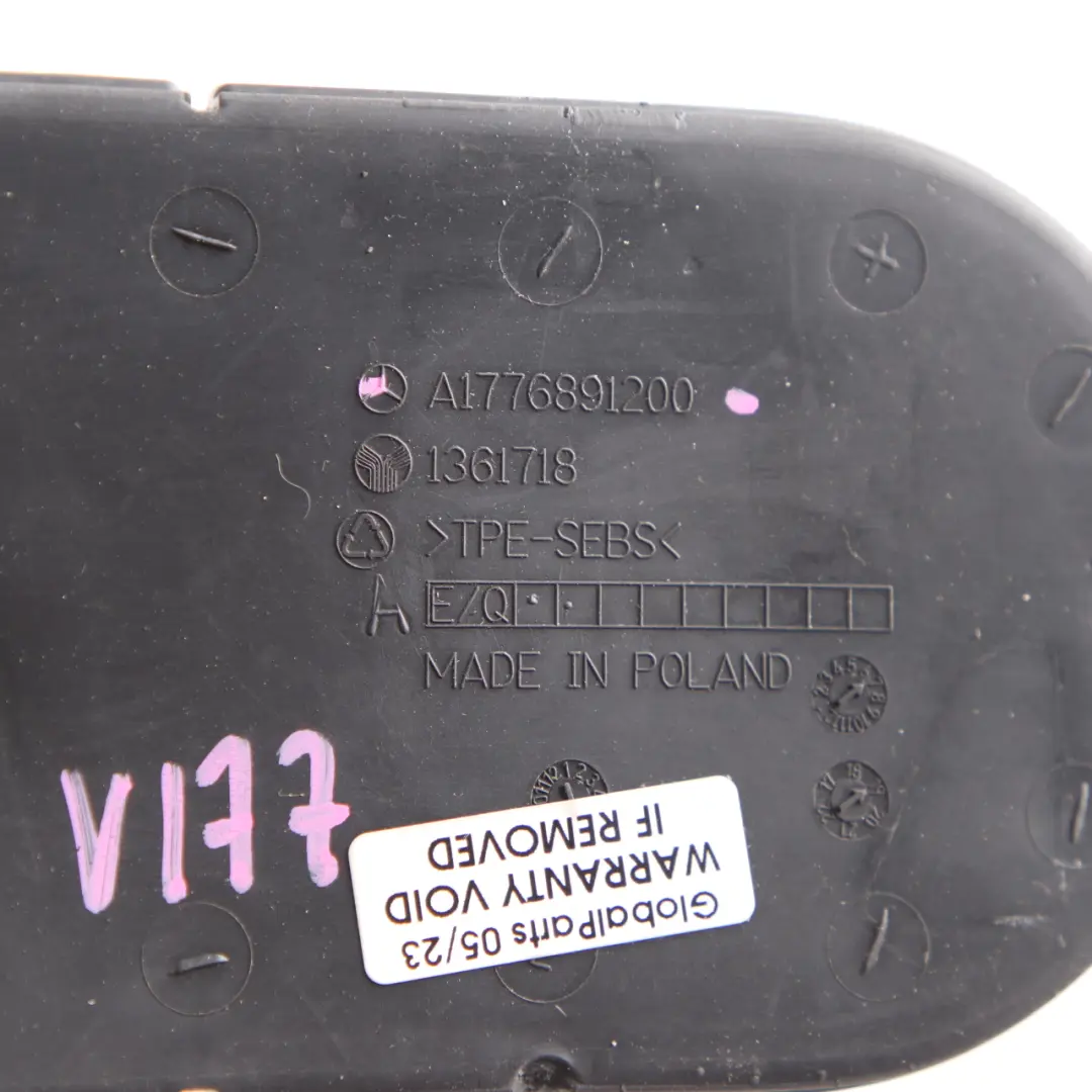 Mercedes W177 Centre Console Trim Storage Tray Insert Mat Cover - SKU A1776891200 - Part number A1776891200