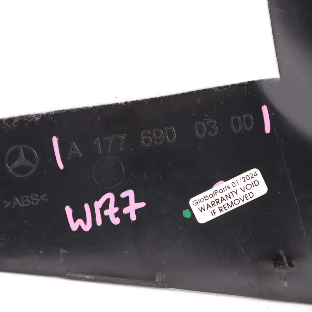 Mercedes W177 Osłona Panel Wewnętrzny Słupka B Prawa Górna - SKU A1776900300 - Numer Części A1776900300