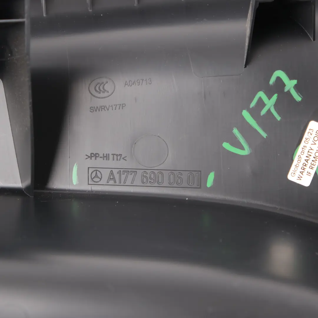 Door Sill Rear Right O/S Step Entrance Cover to Mercedes W177 Saloon with Part number A1776900601 Mercedes W177 Saloon Door Sill Rear Right O/S Step Entrance Cover - SKU A1776900601 - Part number A1776900601