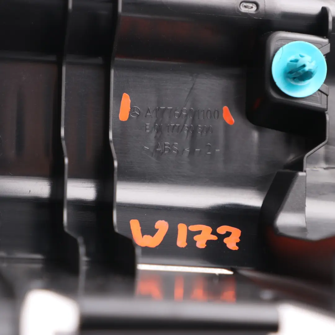 Loading Sill Trunk Cover Luggage Edge Trim Panel Black to Mercedes W177 with Part number A1776901100 Mercedes W177 Loading Sill Trunk Cover Luggage Edge Trim Panel Black - SKU A1776901100 - Part number A1776901100