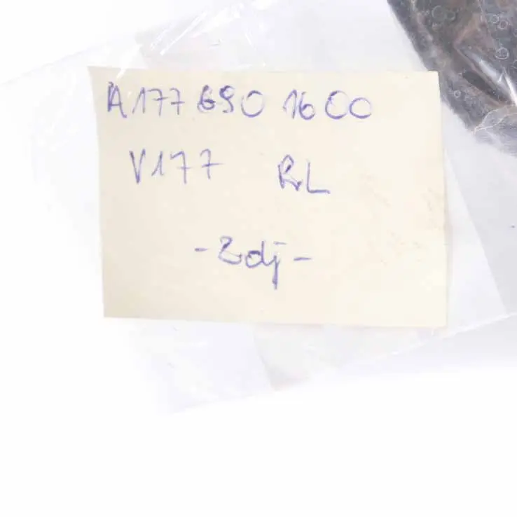 Tapa embellecedora del paso de rueda trasero izquierdo para Mercedes W177 con número de pieza A1776901600 Mercedes W177 Tapa embellecedora del paso de rueda trasero izquierdo - SKU A1776901600 - Número de pieza A1776901600