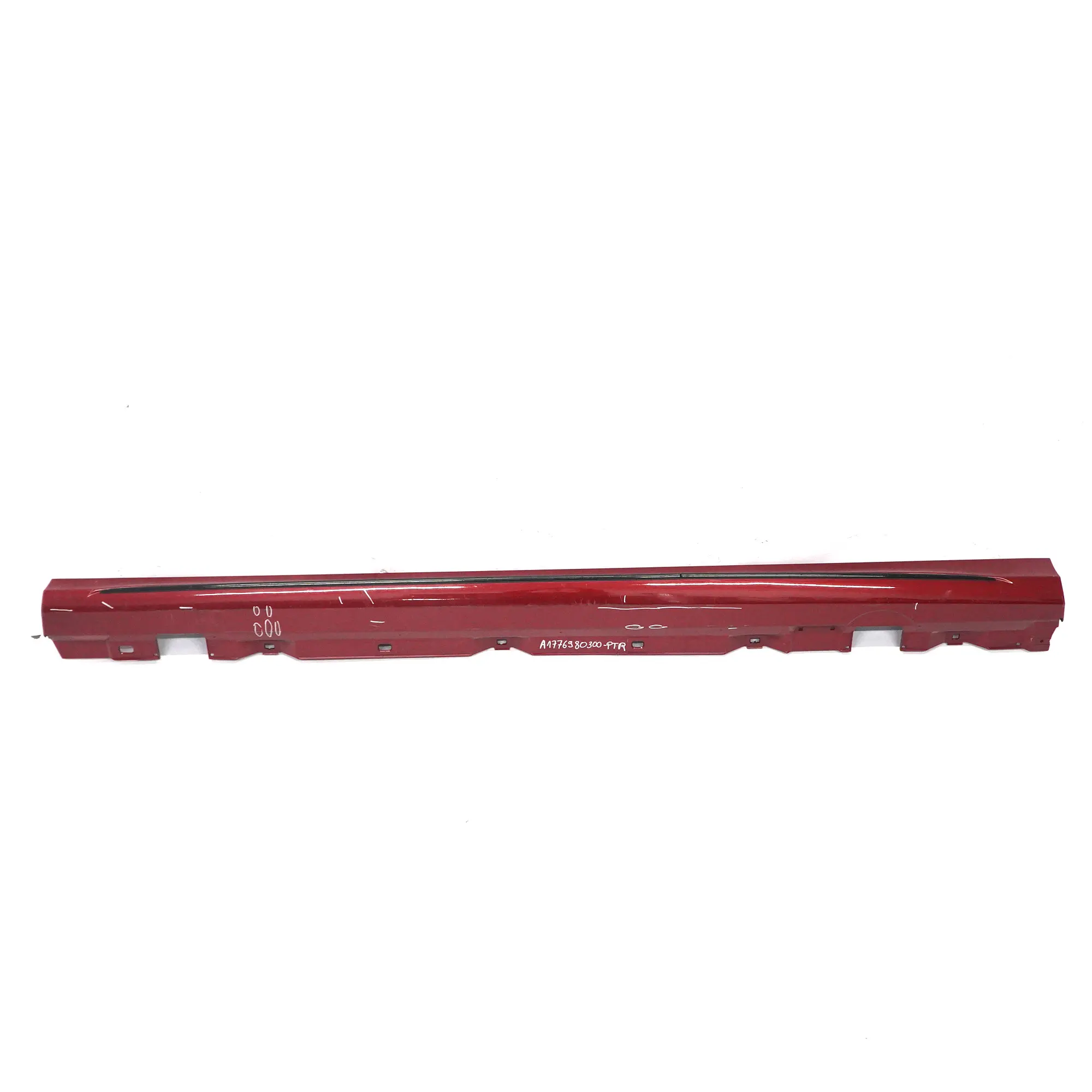 Mercedes W177 Faldón lateral izquierdo Cubre umbral AMG W247 Rojo Patagonia 993