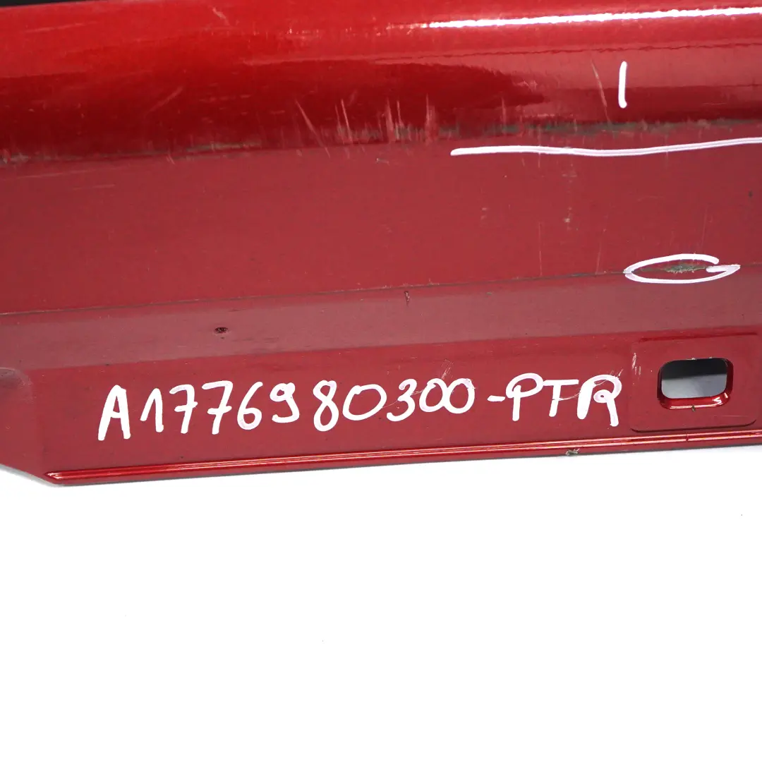 Side Skirt AMG Left N/S Door Sill Cover W247 Patagonia Red - 993 to Mercedes W177 with Part number A1776980300 Mercedes W177 Side Skirt AMG Left N/S Door Sill Cover W247 Patagonia Red - 993 - SKU A1776980300-PTR - Part number A1776980300