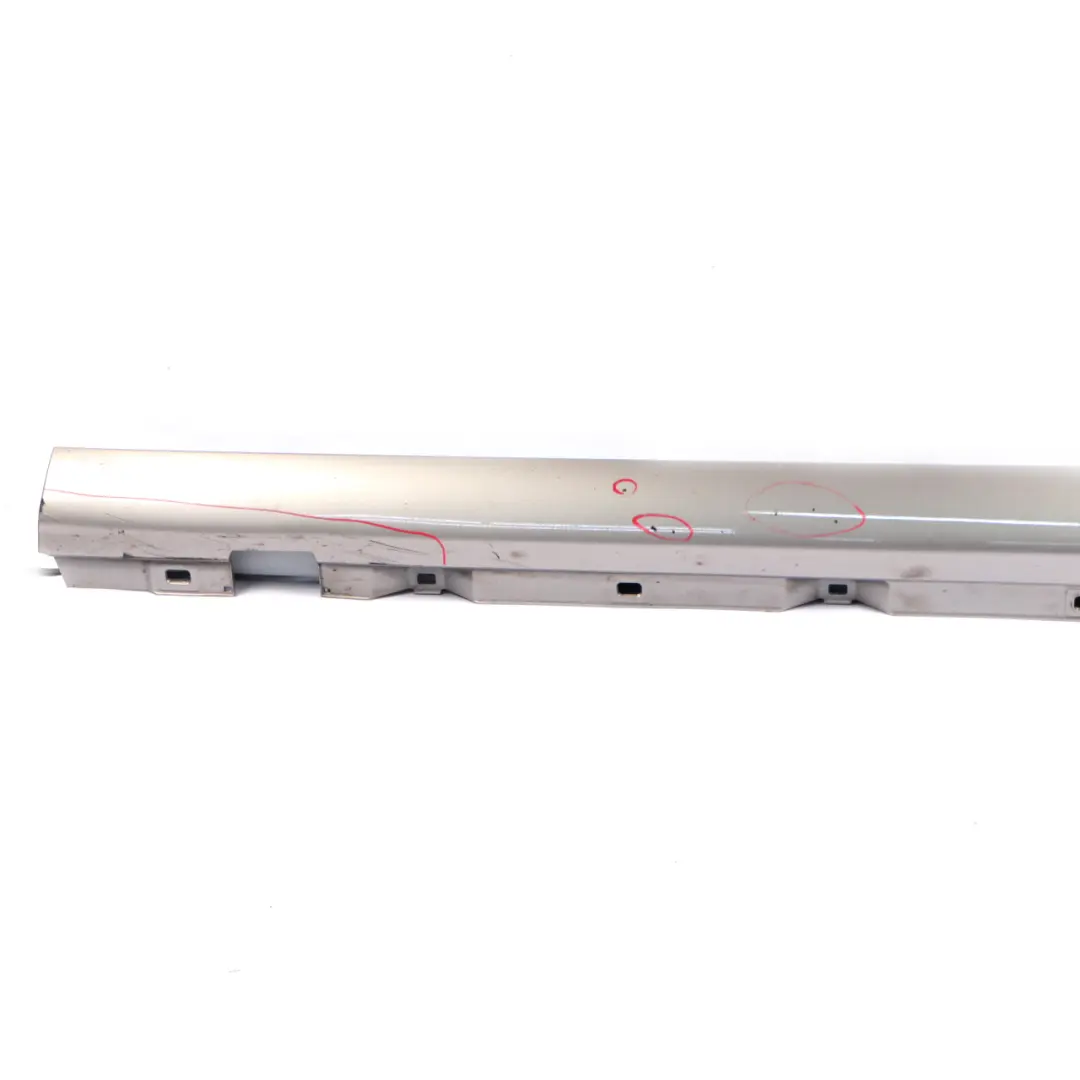 Mercedes W177 Side Skirt Left N/S Door Sill Cover W247 Mojave Silver - 859 - SKU A1776984200-MOS - Part number A1776984200