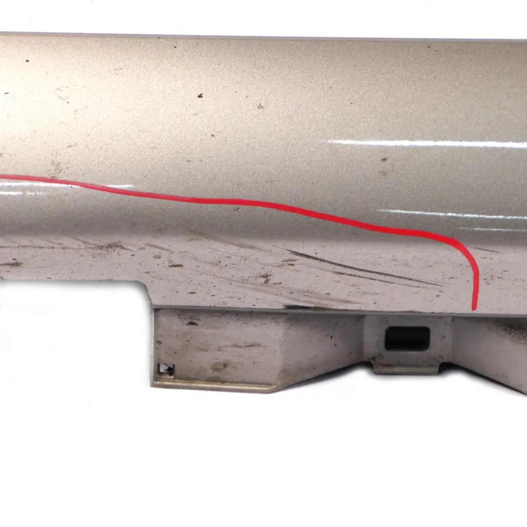 Mercedes W177 Side Skirt Left N/S Door Sill Cover W247 Mojave Silver - 859 - SKU A1776984200-MOS - Part number A1776984200