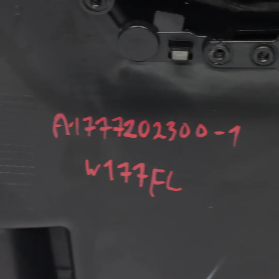 Door Card Front Left N/S Trim Panel Cover Interior Leather Black to Mercedes W177 with Part number A1777202300 Mercedes W177 Door Card Front Left N/S Trim Panel Cover Interior Leather Black - SKU A1777202300-1 - Part number A1777202300