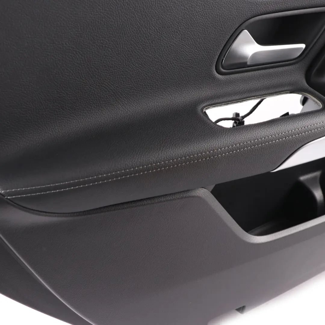  Front Door Card Mercedes W177 Left N/S Trim Panel Cover Leather Black - SKU A1777202300 - Part number A1777202300