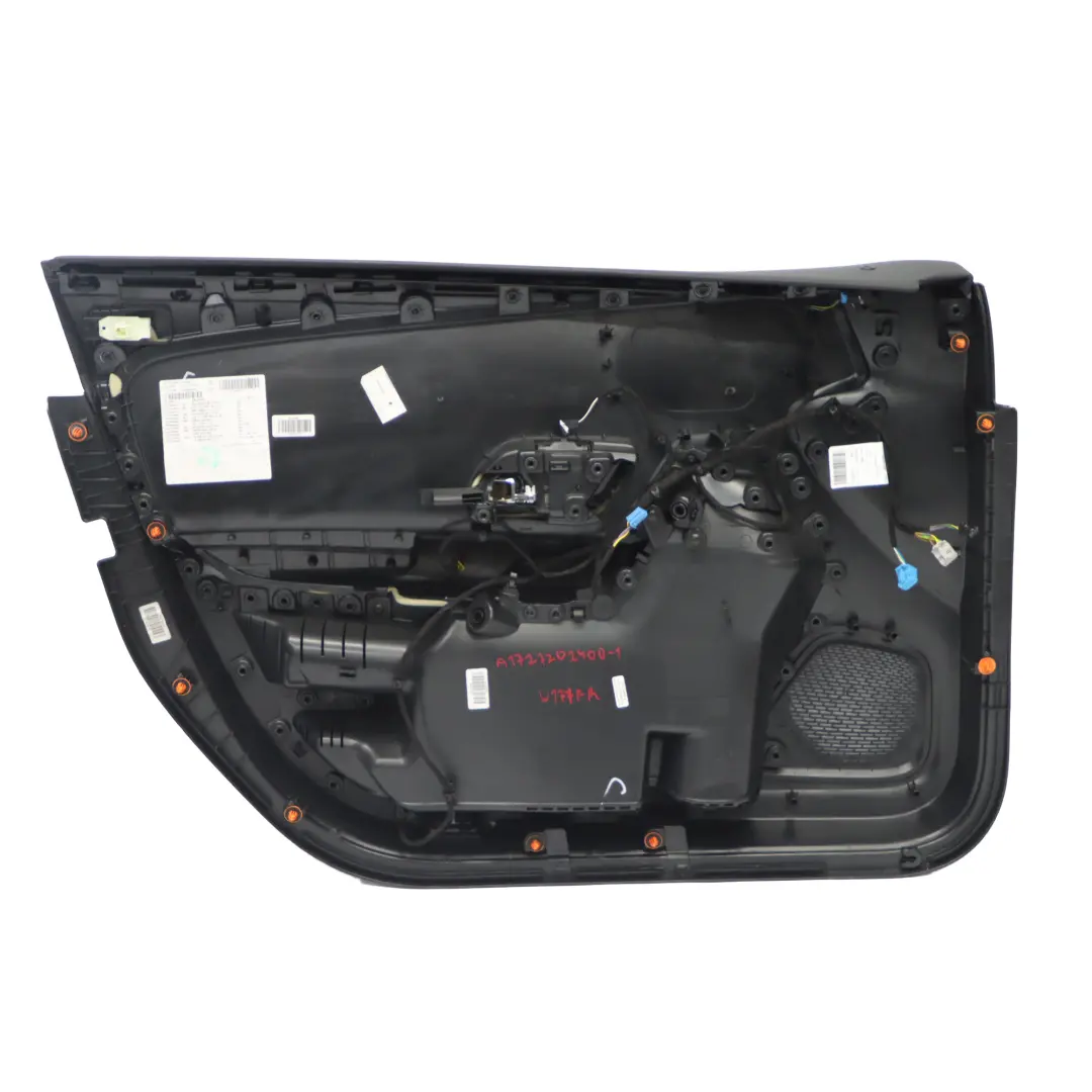 Door Card Front Right O/S Trim Panel Cover Interior Leather Black to Mercedes W177 with Part number A1777202400 Mercedes W177 Door Card Front Right O/S Trim Panel Cover Interior Leather Black - SKU A1777202400-1 - Part number A1777202400