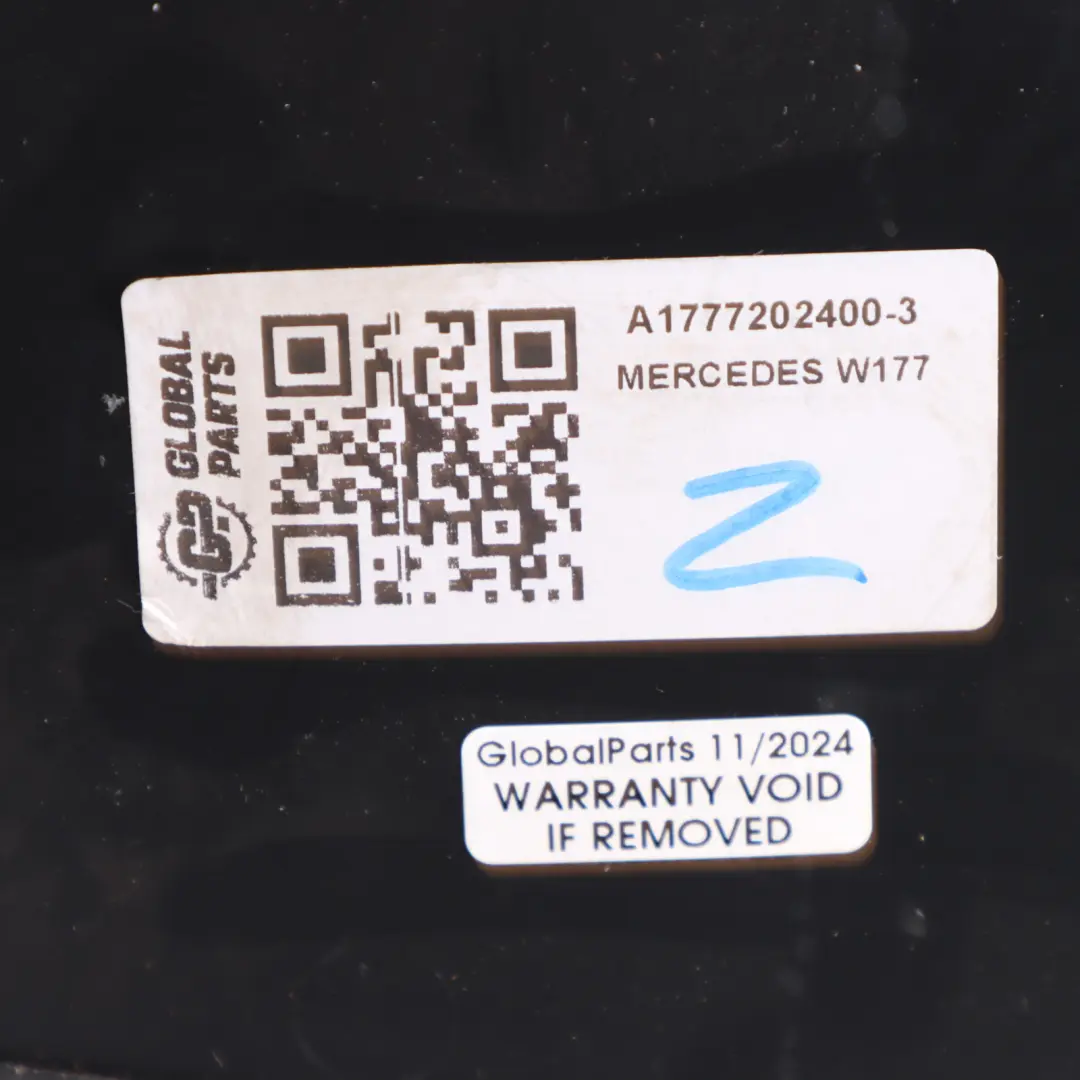 Mercedes W177 Door Card Front Right O/S Trim Panel Cover Interior Leather Black - SKU A1777202400-3 - Part number A1777202400